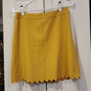 Mustard Mini Skirt
